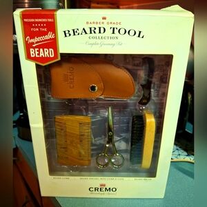Cremo Beard Tool Collection Barber Grade Complete Grooming Kit NWT